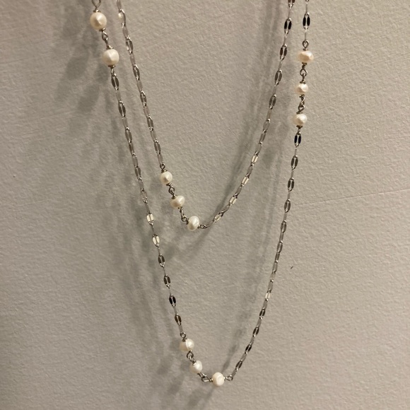 Evie & Emma fine silver plated necklace - Picture 2 of 9